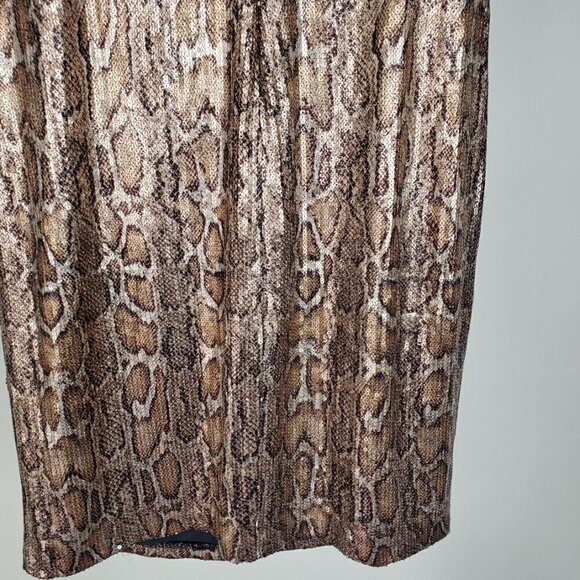 NWT L'AGENCE Auden Sequin Snake Print Bodycon Mini Dress Small - Picture 13 of 16